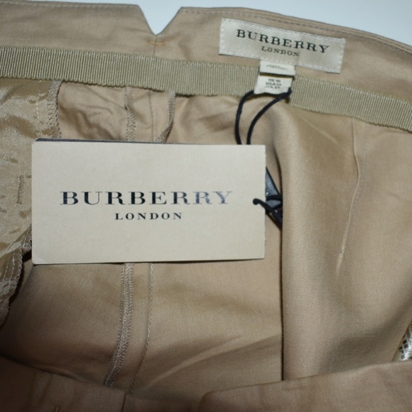Burberry London Melville Pleated Pants in Honey - Picture 7 of 7